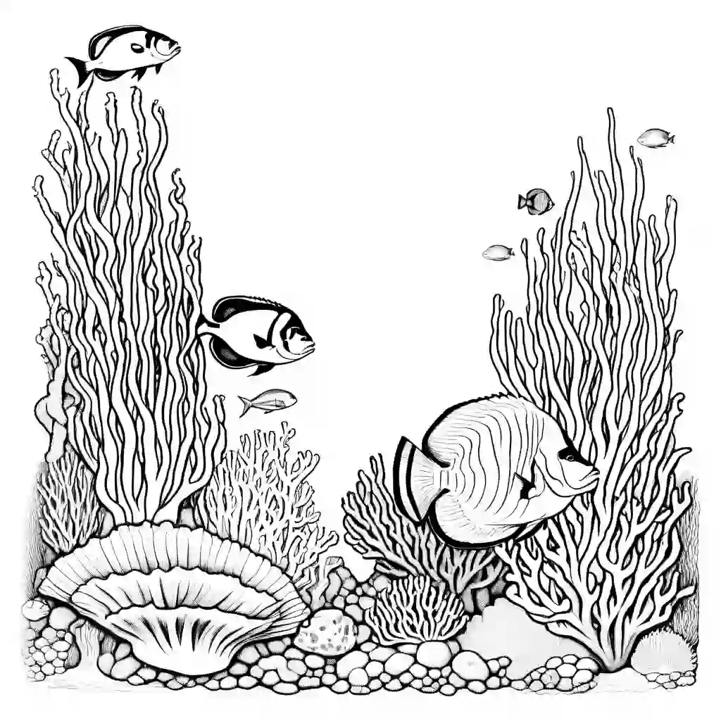 Coral Reefs coloring pages